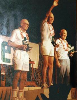 1992 IronMan Age Group Winners Podium