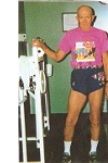 Charlie with Exercise Machine 1980's